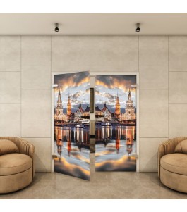 Ganzglastür - Fotoprint Model 203 für ein modernes Zuhause