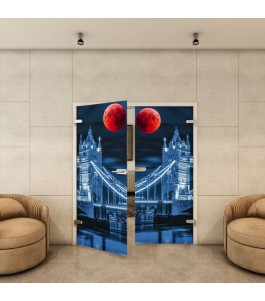 Ganzglastür - Fotoprint Model 206 für ein modernes Zuhause