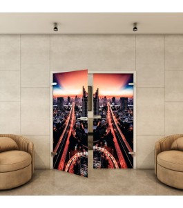 Ganzglastür - Fotoprint Model 210 für ein modernes Zuhause