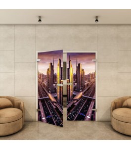 Ganzglastür - Fotoprint Model 213 für ein modernes Zuhause