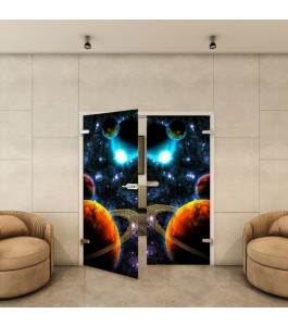 Ganzglastür - Fotoprint Model 214 für ein modernes Zuhause