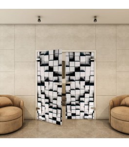 Ganzglastür - Fotoprint Model 216 für ein modernes Zuhause