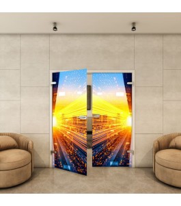 Ganzglastür - Fotoprint Model 220 für ein modernes Zuhause