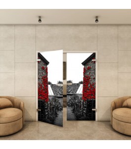 Ganzglastür - Fotoprint Model 254 für ein modernes Zuhause