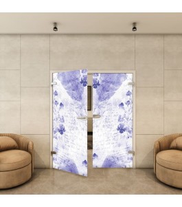 Ganzglastür - Fotoprint Model 257 für ein modernes Zuhause