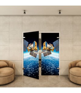 Ganzglastür - Fotoprint Model 258 für ein modernes Zuhause