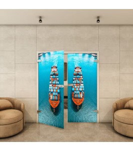 Ganzglastür - Fotoprint Model 259 für ein modernes Zuhause