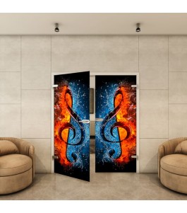 Ganzglastür - Fotoprint Model 274 für ein modernes Zuhause