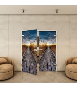 Ganzglastür - Fotoprint Model 280 für ein modernes Zuhause