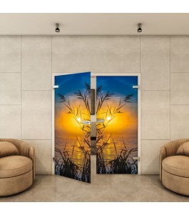 Ganzglastür - Fotoprint Model 283 für ein modernes Zuhause
