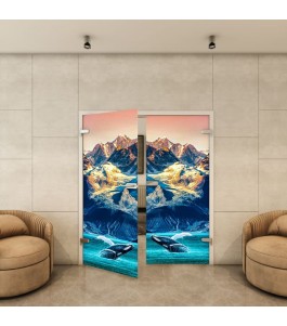 Ganzglastür - Fotoprint Model 290 für ein modernes Zuhause