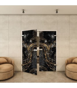 Ganzglastür - Fotoprint Model 295 für ein modernes Zuhause