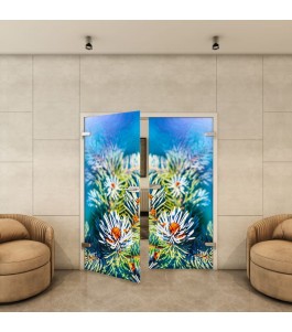 Ganzglastür - Fotoprint Model 305 für ein modernes Zuhause