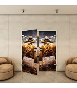 Ganzglastür - Fotoprint Model 326 für ein modernes Zuhause