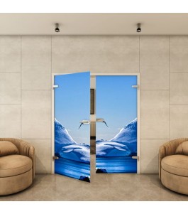 Ganzglastür - Fotoprint Model 331 für ein modernes Zuhause