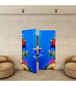 Ganzglastür - Fotoprint Model 332 für ein modernes Zuhause
