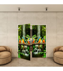 Ganzglastür - Fotoprint Model 338 für ein modernes Zuhause