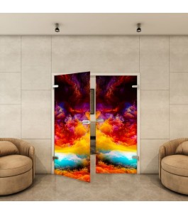 Ganzglastür - Fotoprint Model 340 für ein modernes Zuhause