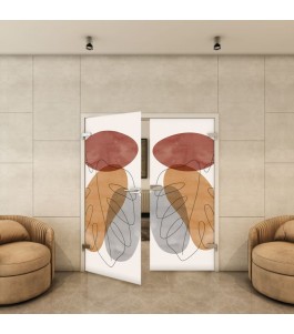 Ganzglastür - Fotoprint Model 345 für ein modernes Zuhause