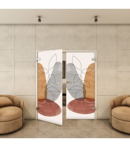 Ganzglastür - Fotoprint Model 346 für ein modernes Zuhause