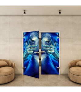 Ganzglastür - Fotoprint Model 351 für ein modernes Zuhause