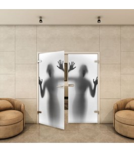Ganzglastür - Fotoprint Model 355 für ein modernes Zuhause