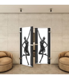 Ganzglastür - Fotoprint Model 357 für ein modernes Zuhause