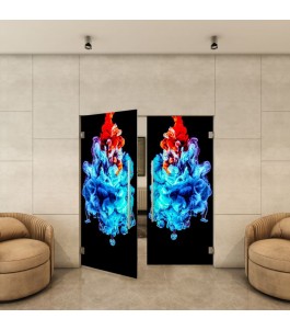 Pendeltür - Fotoprint Model 3 für ein modernes Zuhause