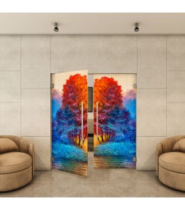 Pendeltür - Fotoprint Model 25 für ein modernes Zuhause
