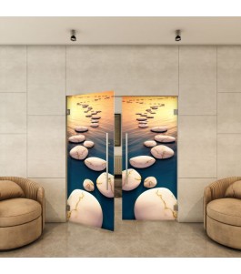 Pendeltür - Fotoprint Model 37 für ein modernes Zuhause