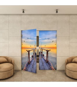 Pendeltür - Fotoprint Model 44 für ein modernes Zuhause