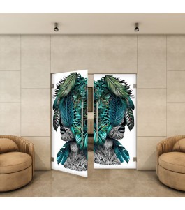 Pendeltür - Fotoprint Model 80 für ein modernes Zuhause