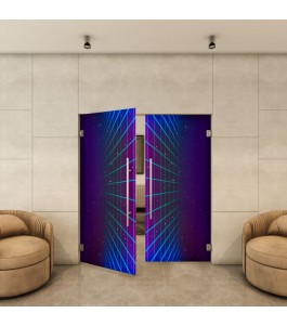 Pendeltür - Fotoprint Model 90 für ein modernes Zuhause
