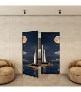 Pendeltür - Fotoprint Model 121 für ein modernes Zuhause