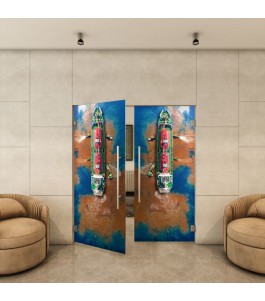 Pendeltür - Fotoprint Model 128 für ein modernes Zuhause