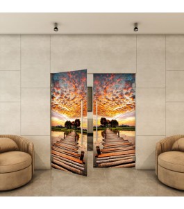 Pendeltür - Fotoprint Model 155 für ein modernes Zuhause