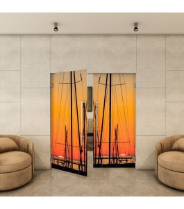 Pendeltür - Fotoprint Model 156 für ein modernes Zuhause