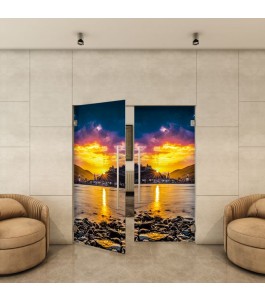 Pendeltür - Fotoprint Model 166 für ein modernes Zuhause