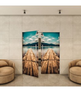 Pendeltür - Fotoprint Model 182 für ein modernes Zuhause