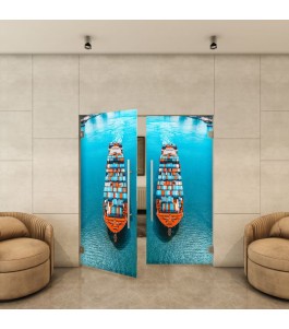 Pendeltür - Fotoprint Model 259 für ein modernes Zuhause