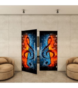 Pendeltür - Fotoprint Model 274 für ein modernes Zuhause