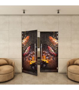 Pendeltür - Fotoprint Model 287 für ein modernes Zuhause