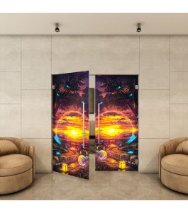 Pendeltür - Fotoprint Model 325 für ein modernes Zuhause