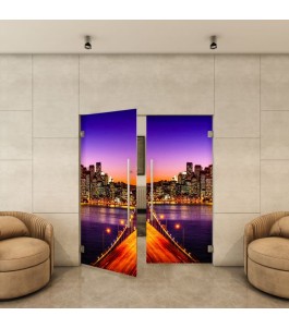 Pendeltür - Fotoprint Model 329 für ein modernes Zuhause