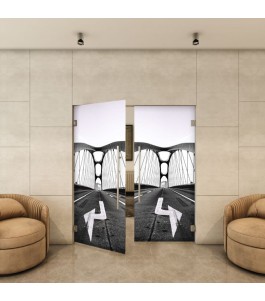 Pendeltür - Fotoprint Model 330 für ein modernes Zuhause