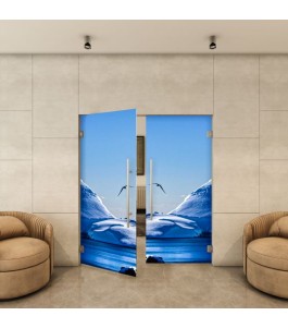 Pendeltür - Fotoprint Model 331 für ein modernes Zuhause