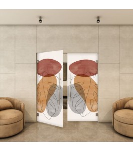 Pendeltür - Fotoprint Model 345 für ein modernes Zuhause