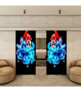 Glasschiebetür ECO-LINE - Fotoprint Model 3-modernes Zuhause