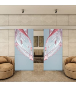 Glasschiebetür ECO-LINE - Fotoprint Model 64