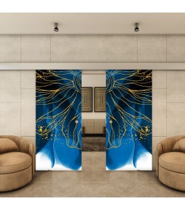 Glasschiebetür ECO-LINE - Fotoprint Model 77